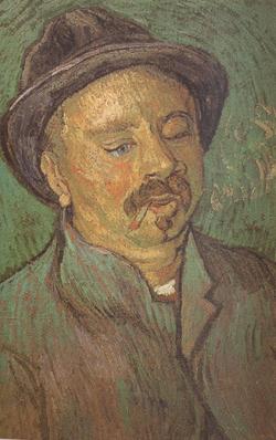 Vincent Van Gogh Portrait of a One-Eyed Man (nn04). oil painting image